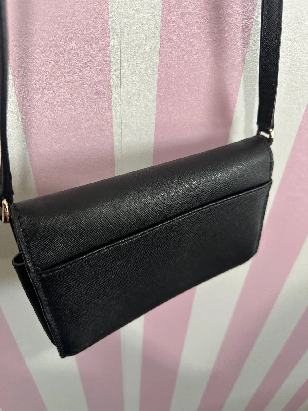 kate spade Black Leather Crossbody Bag
